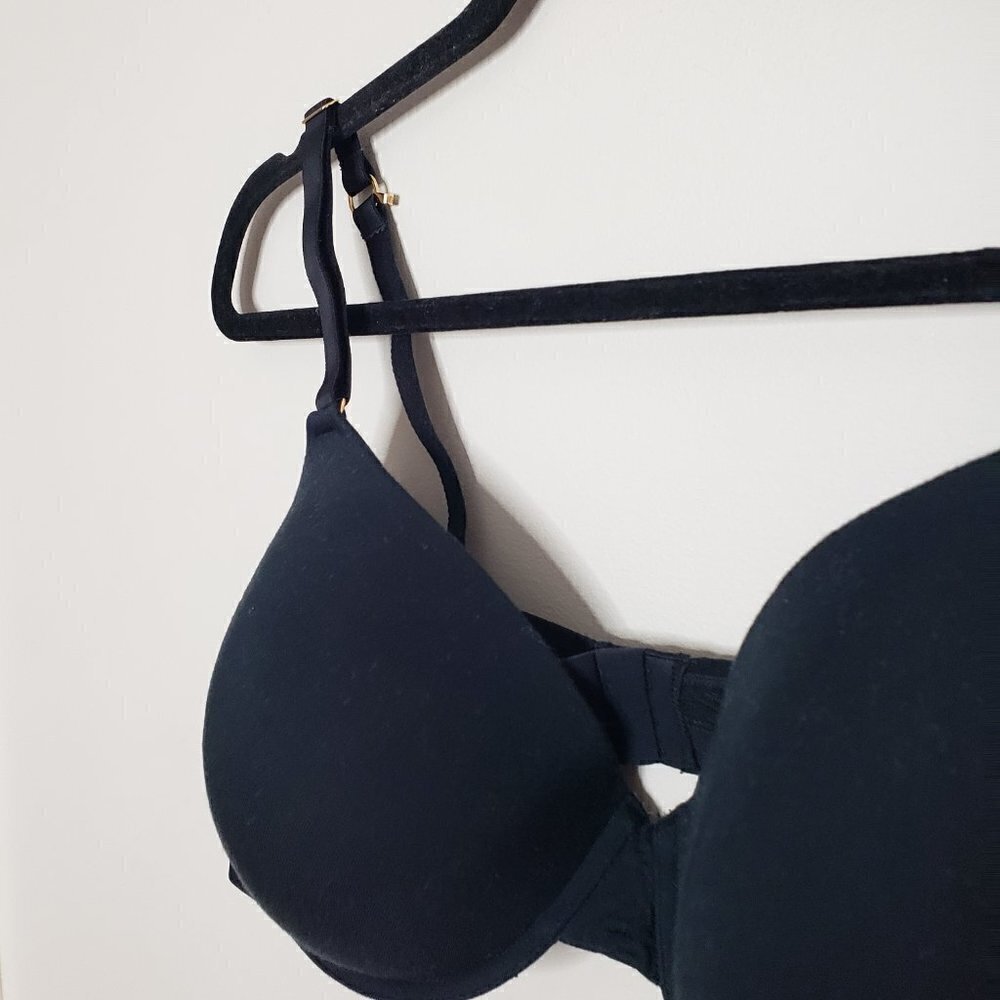 Lively Solid Black Full Coverage Underwire Bra - image 2